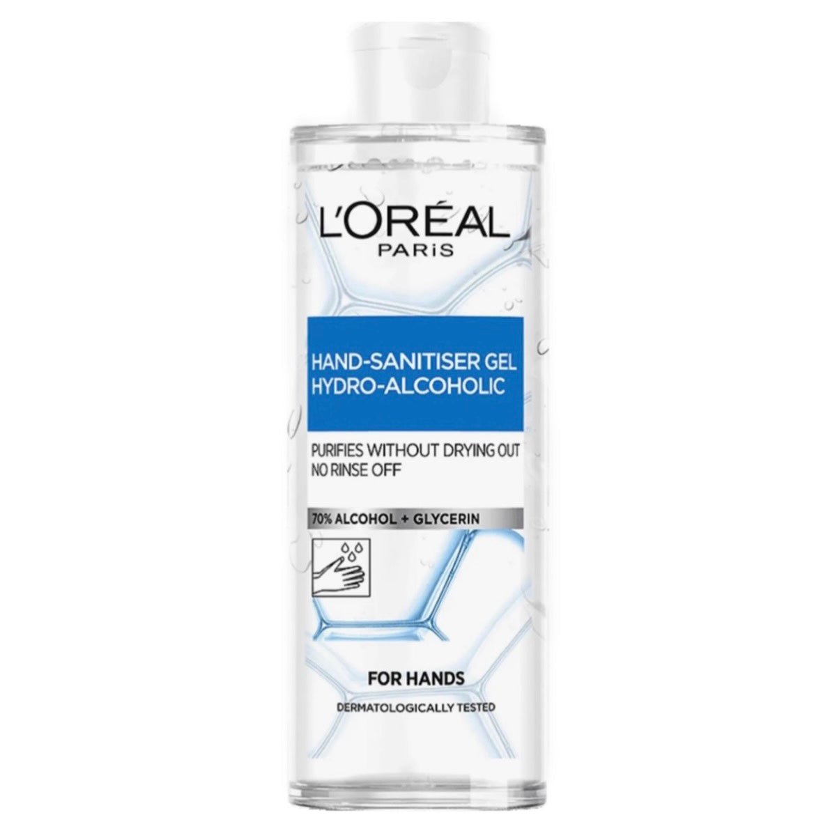 L’Oréal Hand Sanitiser Gel (Hydro - Alcoholic) 400ml - Asian Online Superstore UK
