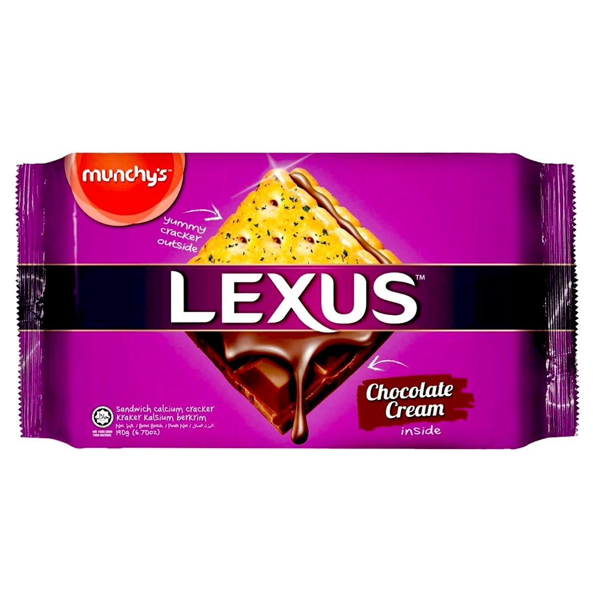 MC Lexus Chocolate Sandwich 190g - Asian Online Superstore UK