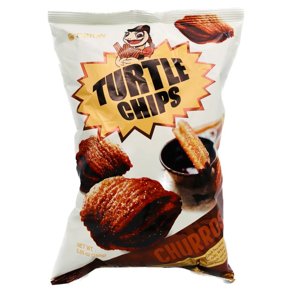 Orion Turtle Kkobock Chips Choco Churros 160g - Asian Online Superstore UK