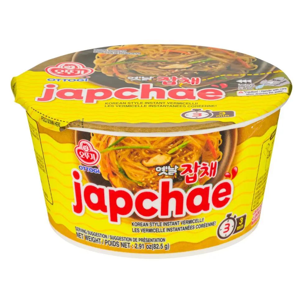 Ottogi Jachae Korean Style Instant Vermicelli 82.5g - Asian Online Superstore UK