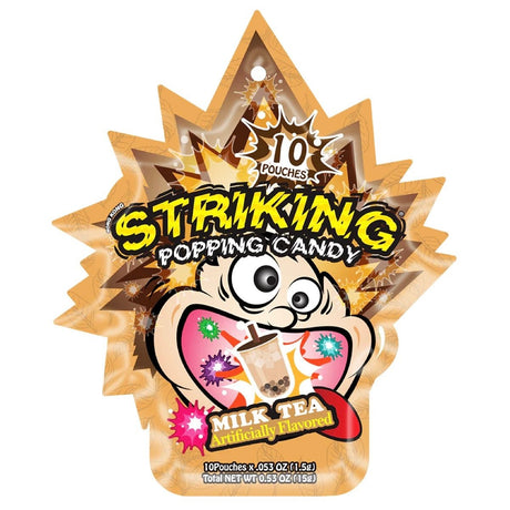 Outdated: Striking Popping Candy Milk Tea 15g (BBD: 05 - 06 - 25) - Asian Online Superstore UK