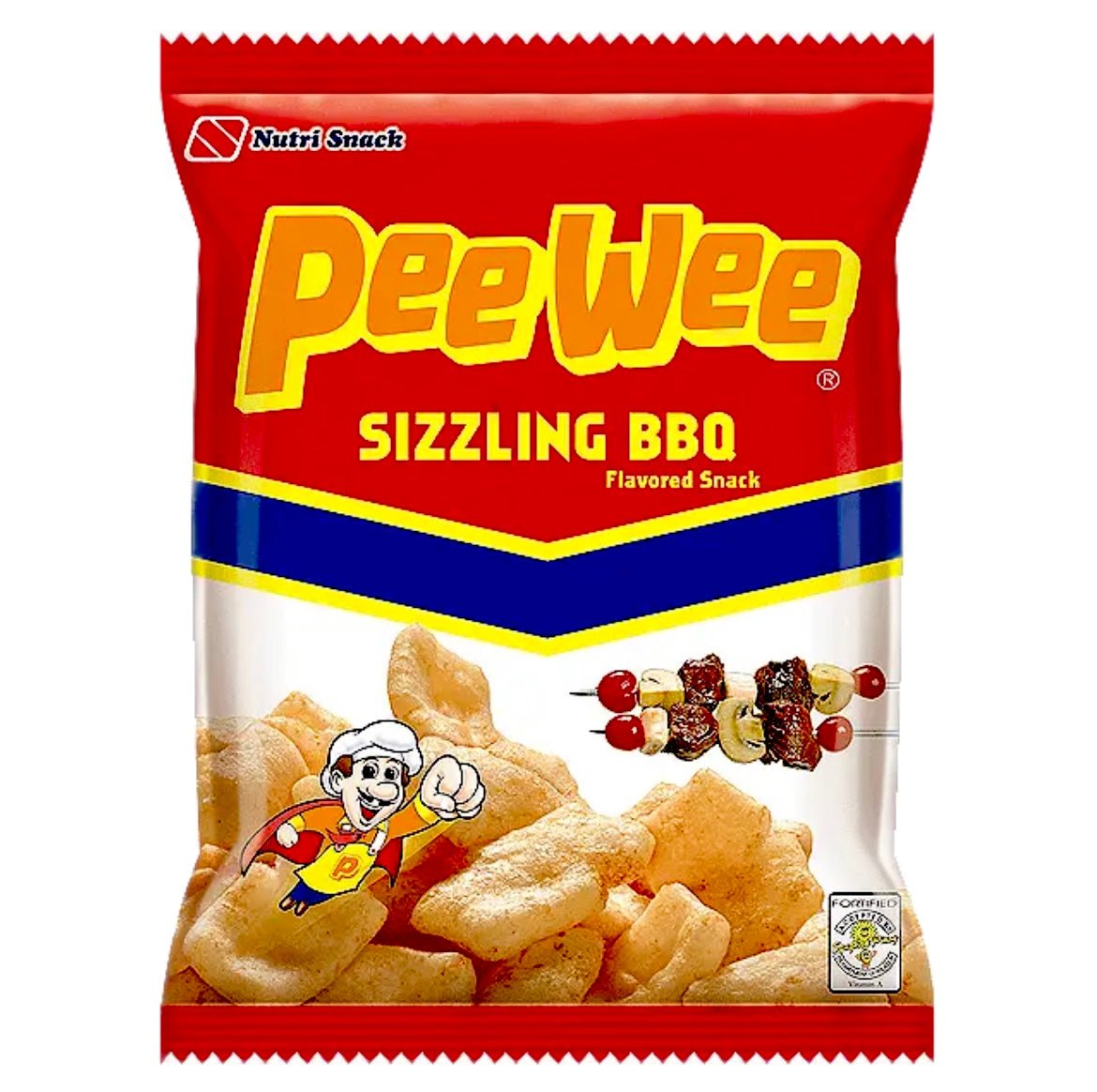 PeeWee Zizzling BBQ Flavoured Snacks 60g - Asian Online Superstore UK