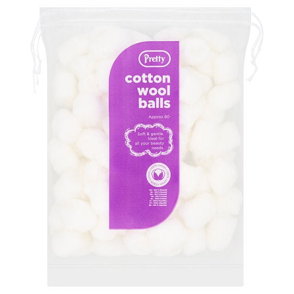 Pretty Cotton Wool Balls 80s - Asian Online Superstore UK