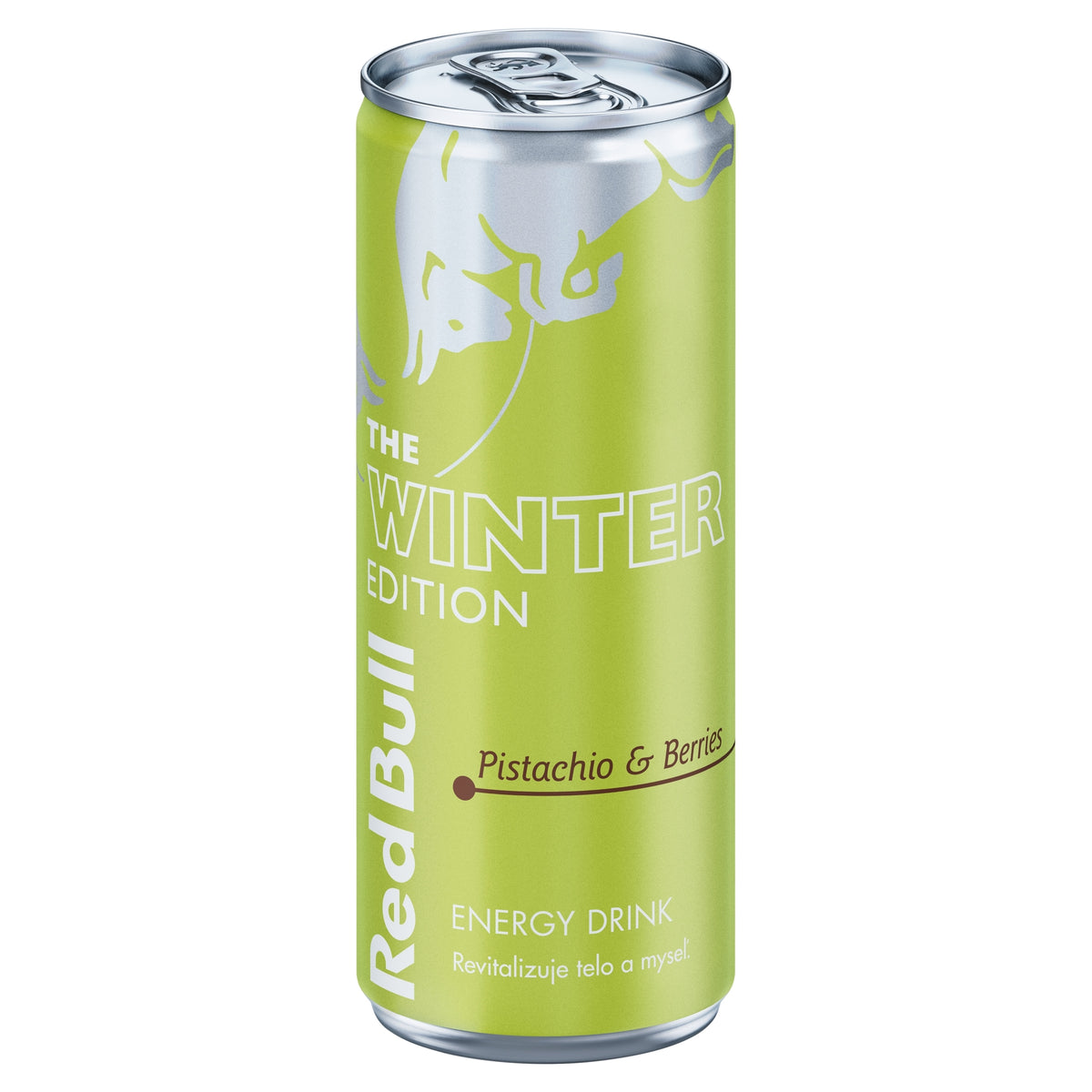Red Bull Winter Edition Pistachio & Berries 250ml can front | Asian Grocery UK