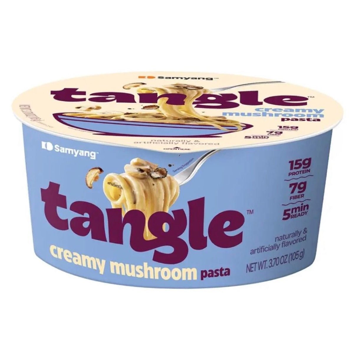 Samyang Tangle Big Bowl Creamy Mushroom Pasta 105g - Asian Online Superstore UK