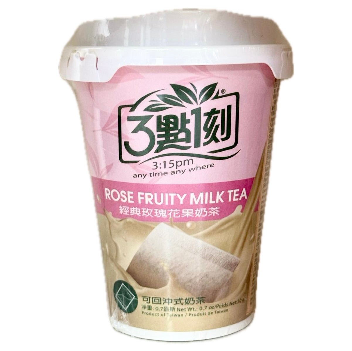 Shih Chen 3:15PM Rose Fuity Milk Tea Cup 20g - Asian Online Superstore UK