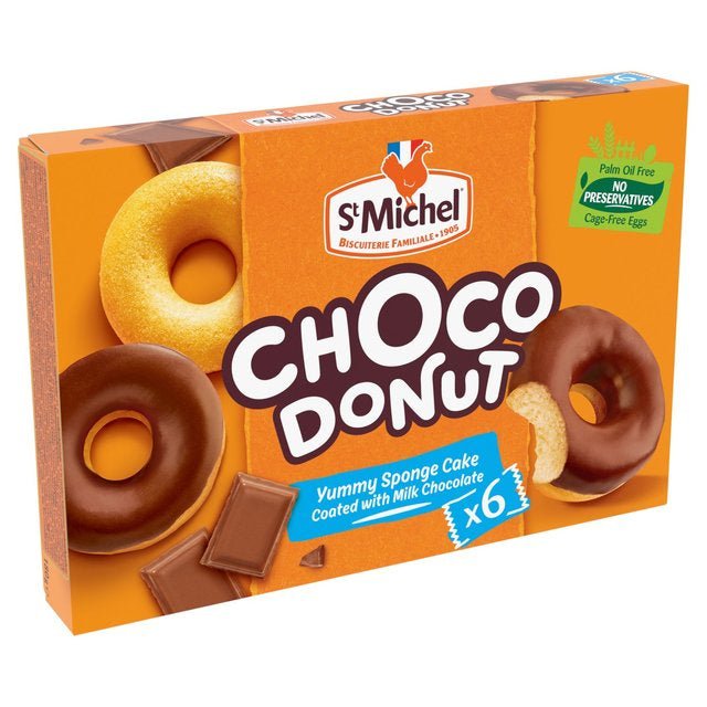 St. Michel Choco Donut (6pc) 180g - Asian Online Superstore UK