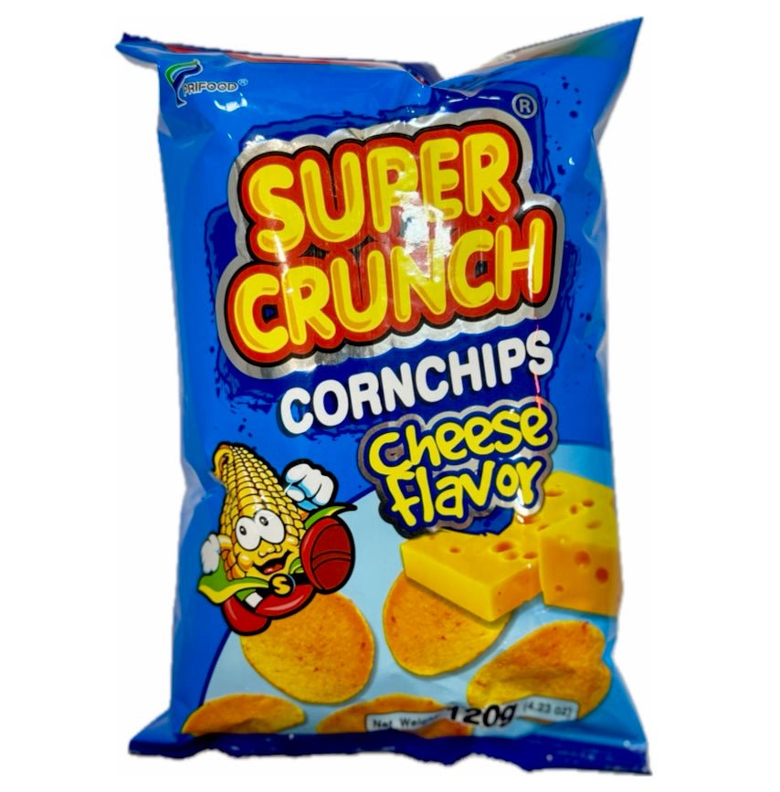 Super Crunch Corn Chips Cheese Flavour 120g - Asian Online Superstore UK