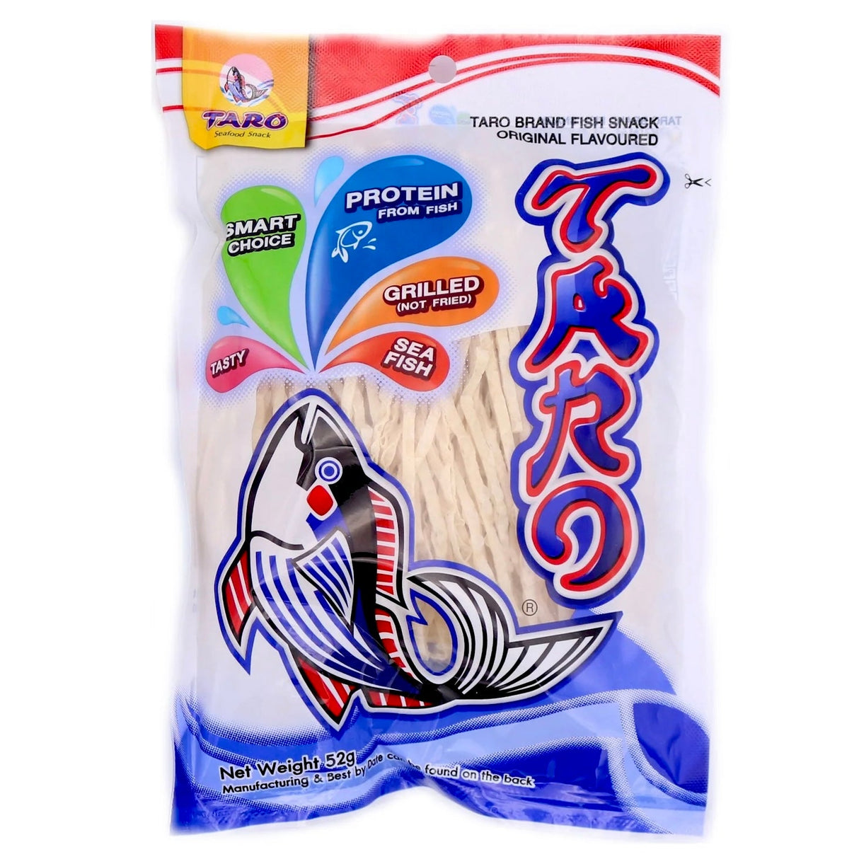 Taro Fish Snack Original Flavour 52g - Asian Online Superstore UK