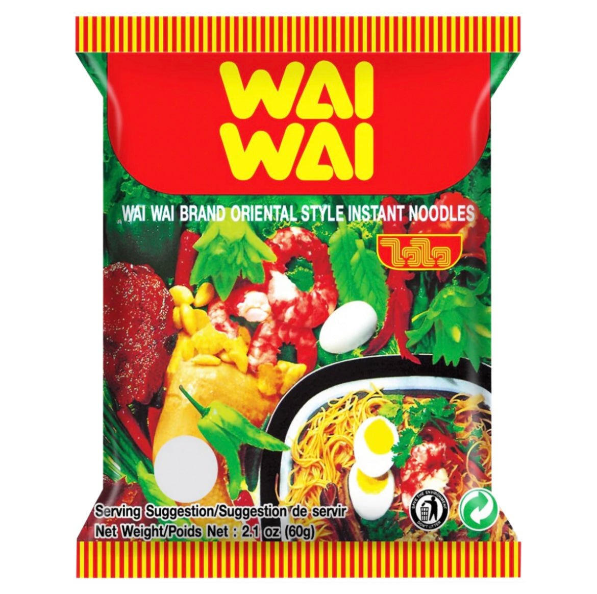 WAI WAI Instant Noodles Oriental Style Flavour (Original) 60g - Asian Online Superstore UK