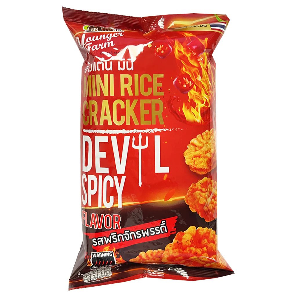 Younger Farm Mini Rice Cracker Devil Spicy 60g - Asian Online Superstore UK