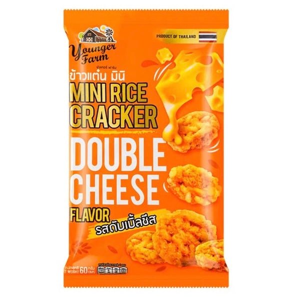 Younger Farm Mini Rice Cracker Double Cheese 60g - Asian Online Superstore UK
