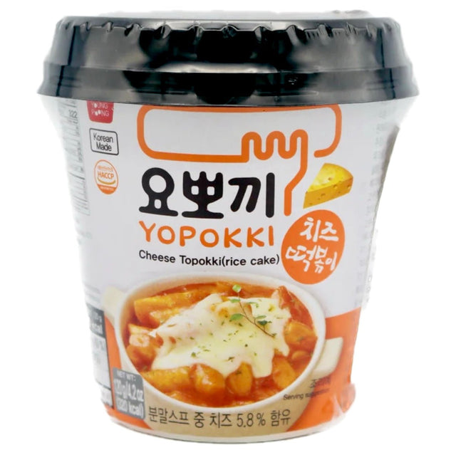 Youngpoong Yopokki Cup Cheese Topokki (Rice Cake) 120g - Asian Online Superstore UK