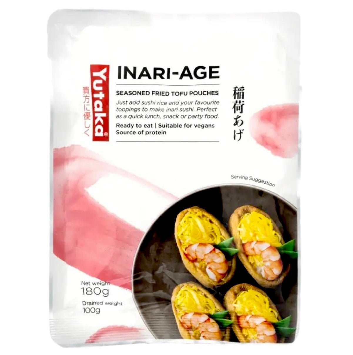 Yutaka Inari - Age (Seasoned Soybean Curd) 180g - Asian Online Superstore UK