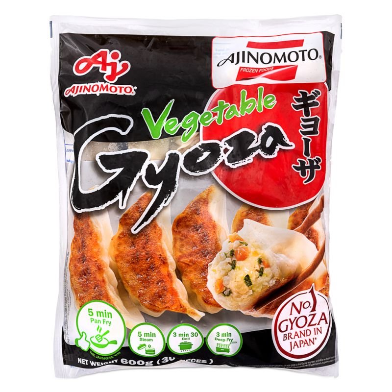 Ajinomoto Vegetable Gyoza (30x20g) 600g - Asian Online Superstore UK