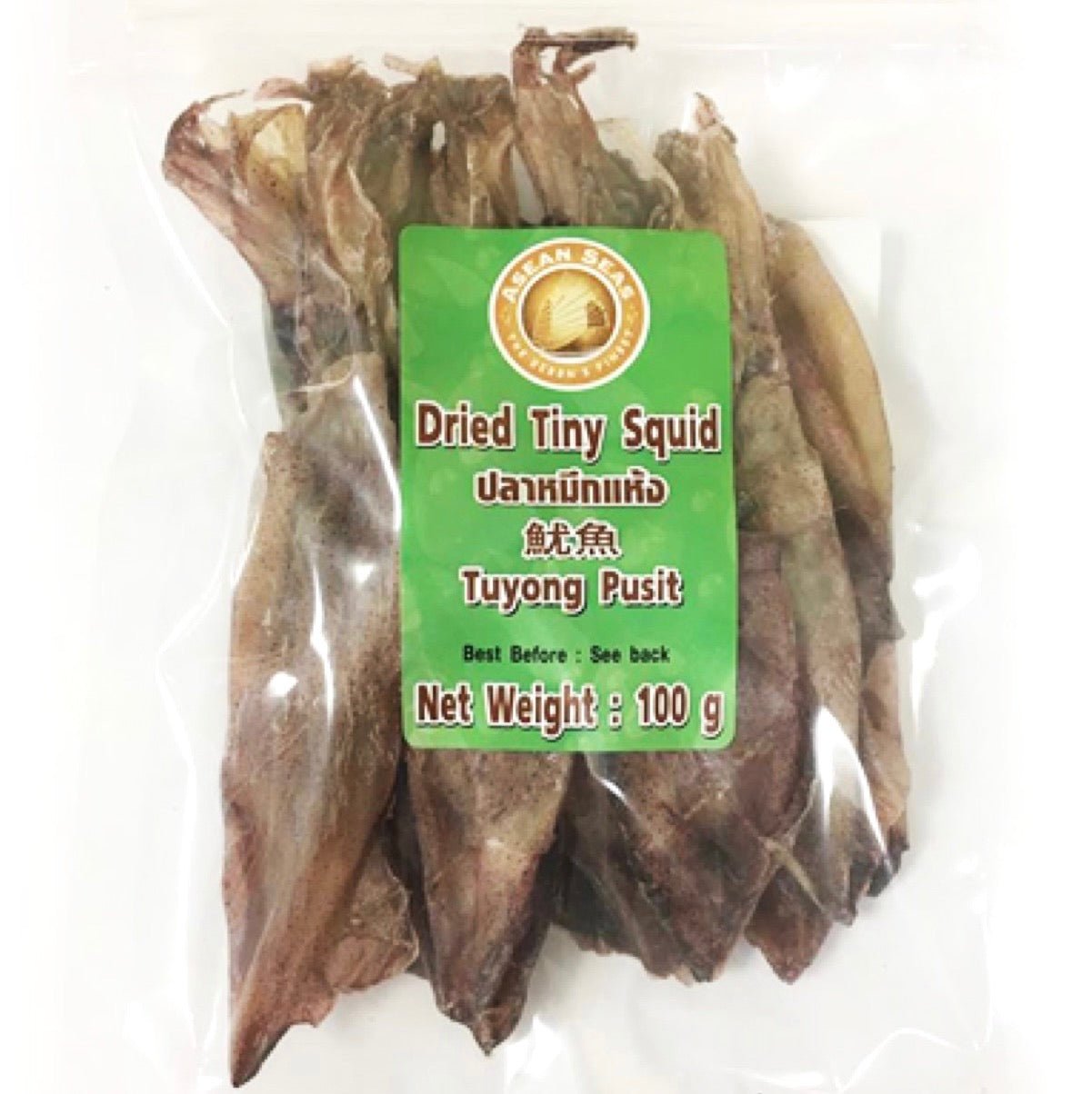 Asean Seas Dried Tiny Squid 100g - Asian Online Superstore UK