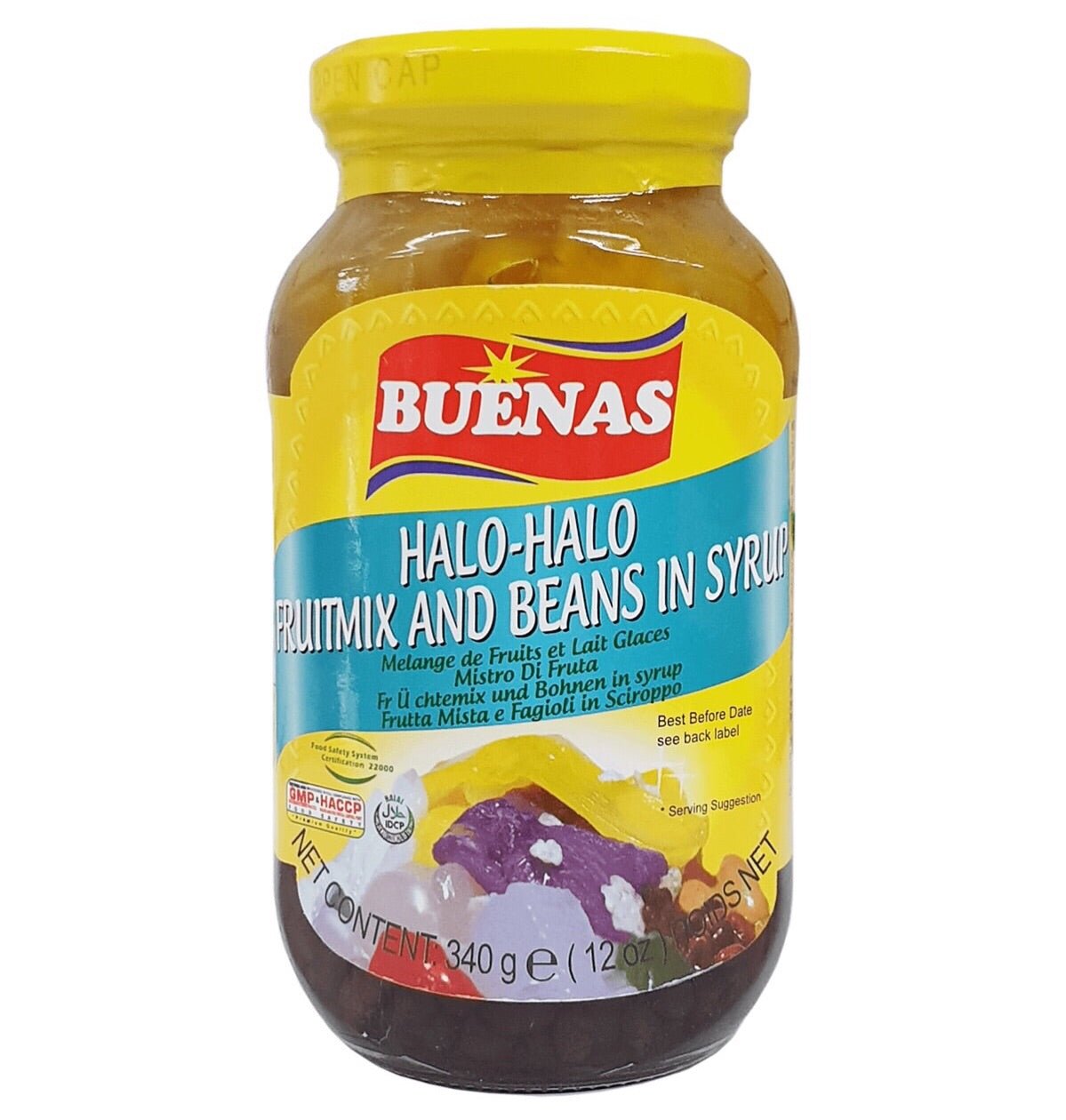 Buenas Halo - Halo (Fruit mix & beans in Syrup) 340g - Asian Online Superstore UK