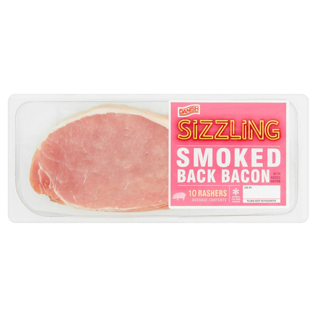 Danish Sizzling Smoked Back Bacon 250g (28 - 2 - 22) - Asian Online Superstore UK