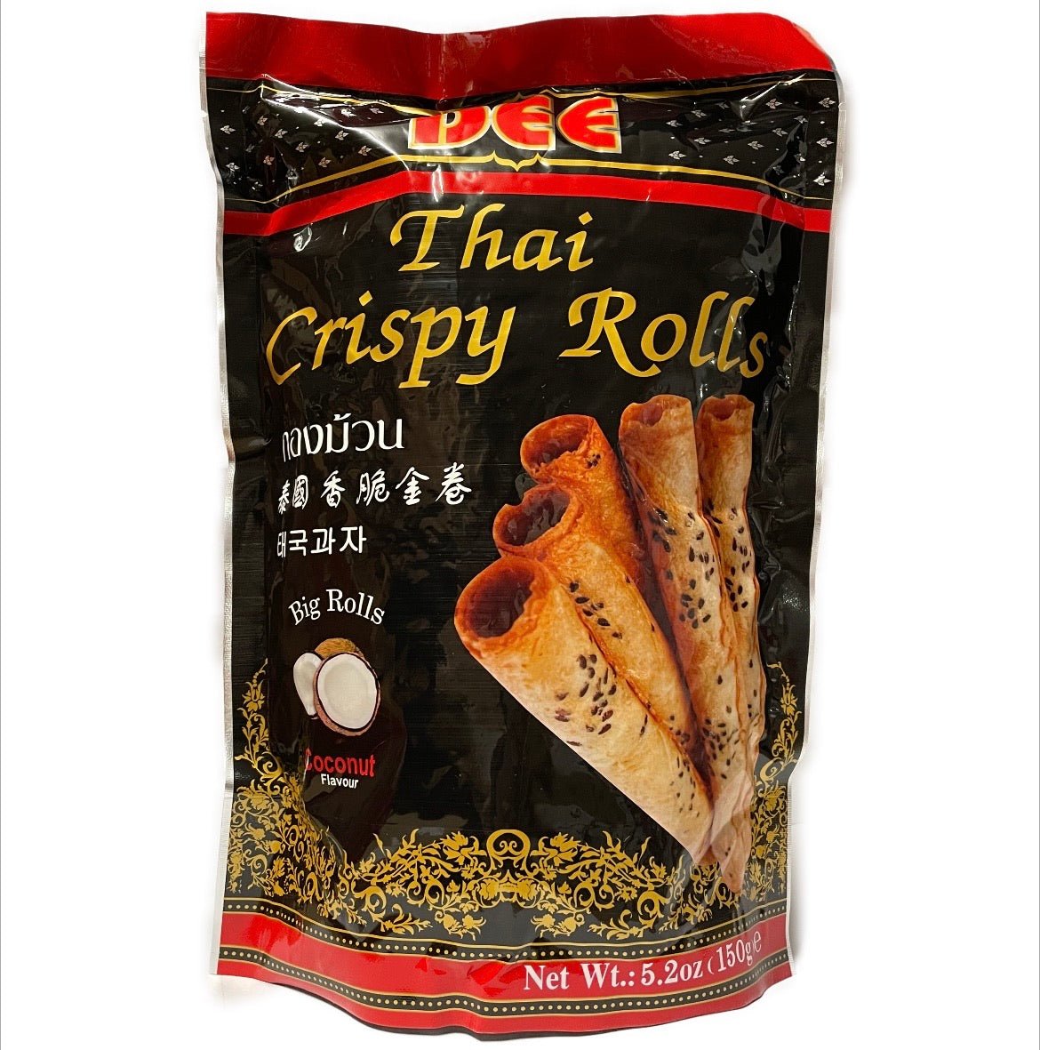 Dee Thai Crispy Rolls Original Coconut Flavour 80g - Asian Online Superstore UK