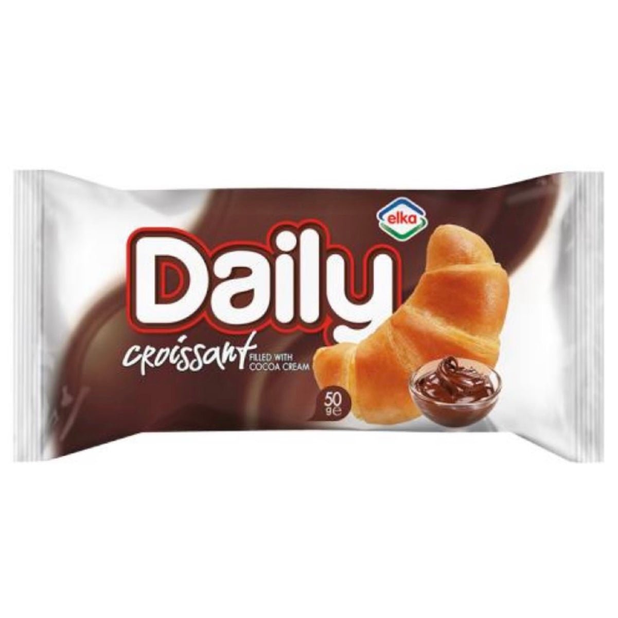 Elka Daily Croissant Filled With Cocoa Cream 50g - Asian Online Superstore UK