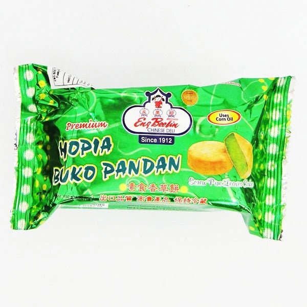 ENG BEE TIN Hopia Buko Pandan (Screw Pine Leaf) 150g - Asian Online Superstore UK