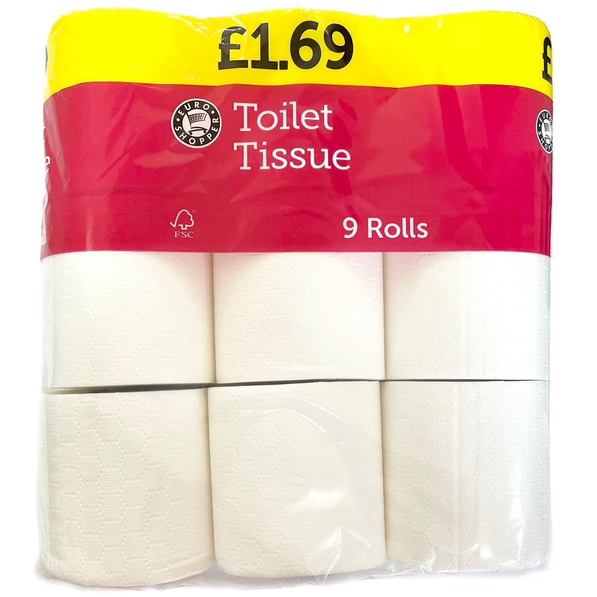 ES Euro Shopper Toilet Tissue 9 Rolls - Asian Online Superstore UK