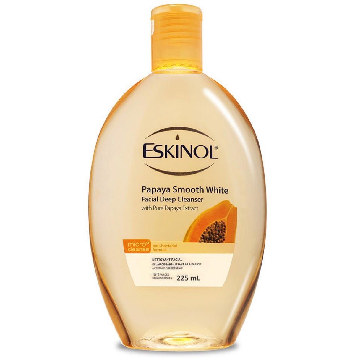 Eskinol Smooth White Facial Deep Cleanser with Pure Papaya Smooth White Extract 225ml - Asian Online Superstore UK