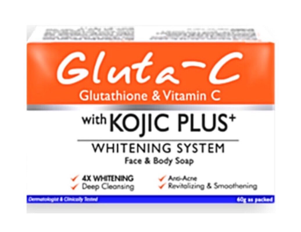 Gluta - C with Kojic Plus Whitening System Face & Body Soap 135g - Asian Online Superstore UK
