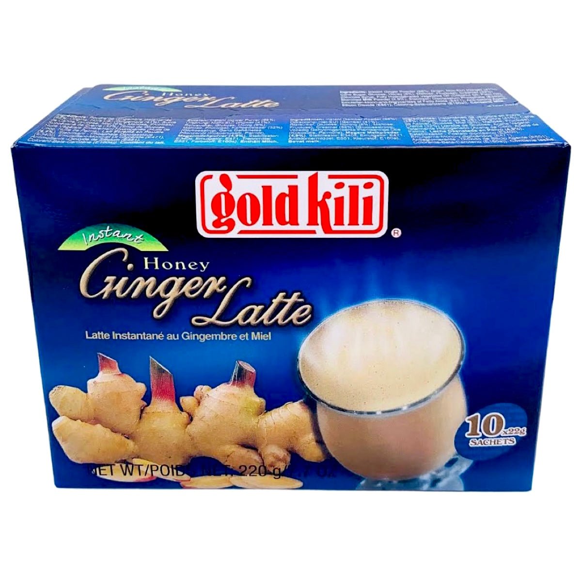 Gold Kili Honey Ginger Latte (22gx10 Sachets) 176g - Asian Online Superstore UK