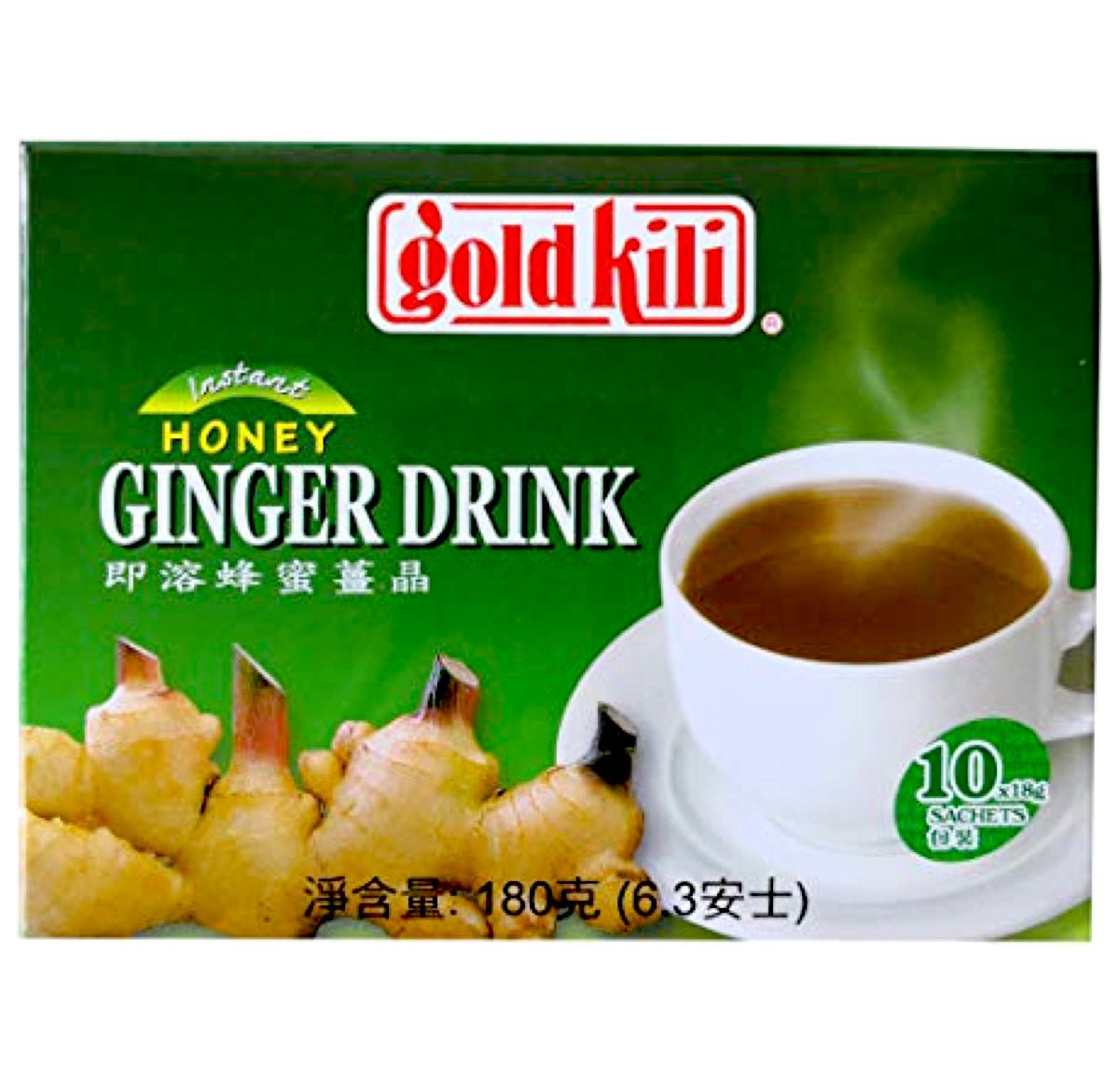 Gold Kili Instant Ginger Drink (18gx10 Sachets) 180g - Asian Online Superstore UK