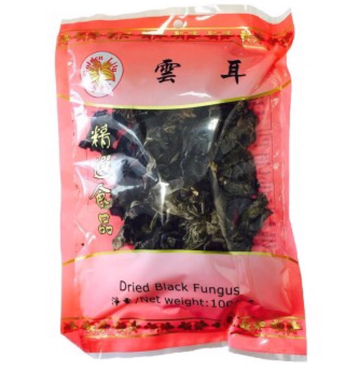 Golden Lily Chinese Dried Black Fungus (Muk Yee) 100g - Asian Online Superstore UK