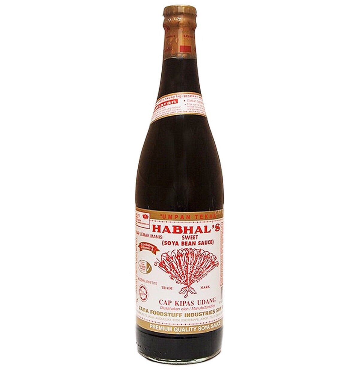 Habhal’s Sweet Soya Bean Sauce (Kecap Lemak Manis) 345ml - Asian Online Superstore UK