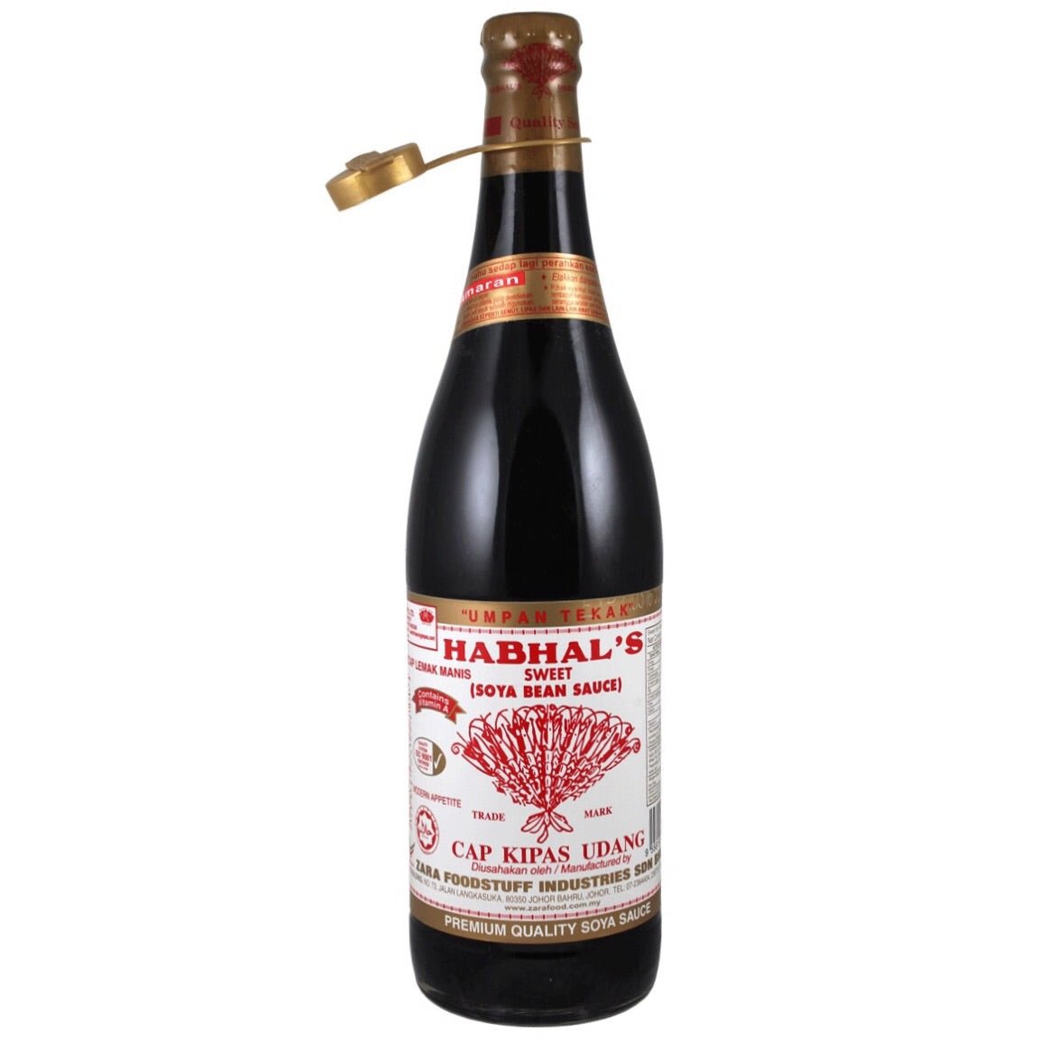 Habhal’s Sweet Soya Bean Sauce (Kecap Lemak Manis) 645ml - Asian Online Superstore UK