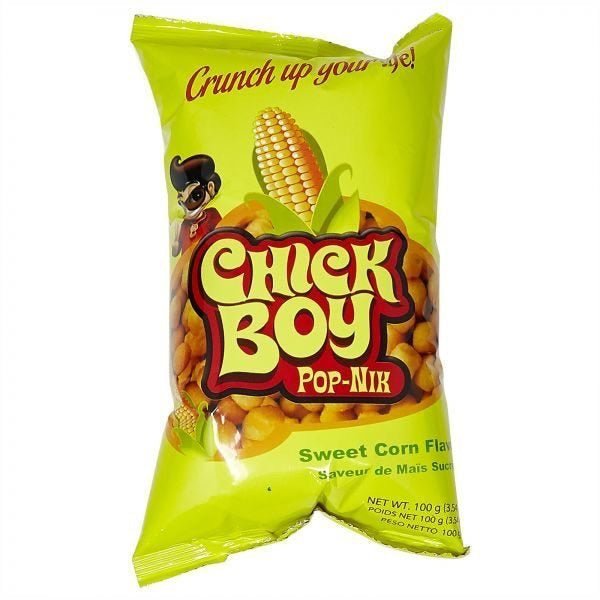 Hobe Chick Boy Pop - Nik Corn Snack Sweet Corn Flavour 100g - Asian Online Superstore UK