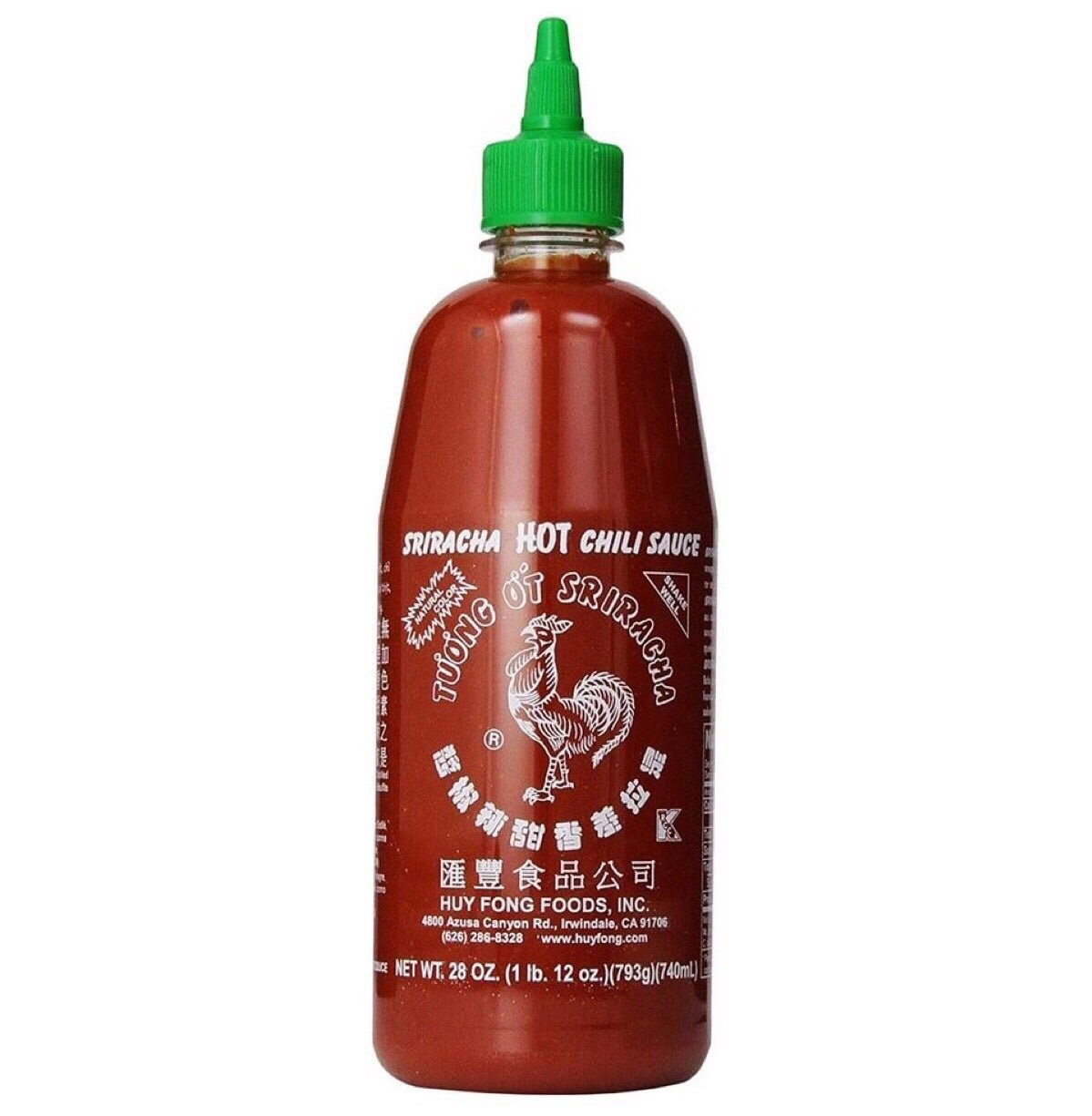 Huy Fong Sriracha Chilli Sauce 793g - Asian Online Superstore UK