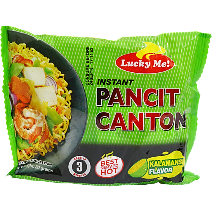Lucky Me Pancit Canton Kalamansi (Instant Fried Noodle) 60g - Asian Online Superstore UK