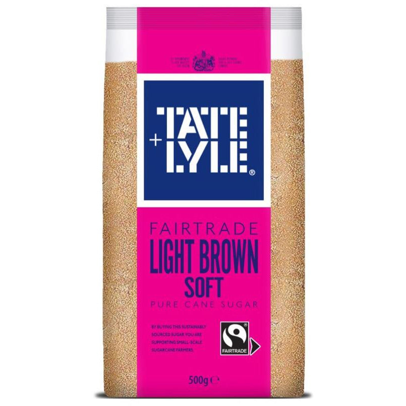 Tate & Lyle Fare Trade Light Brown Soft Sugar (Pure Sugar Cane) 500g - Asian Online Superstore UK