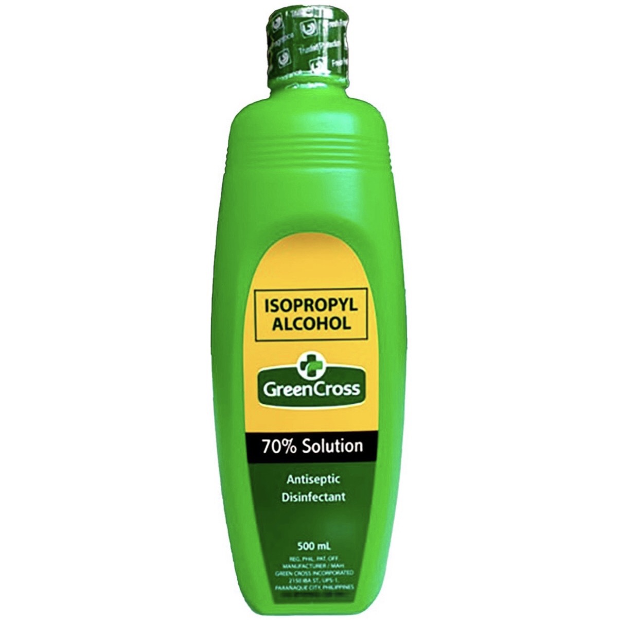 Green Cross Isopropyl Alcohol 70% Solution 500ml - AOS Express