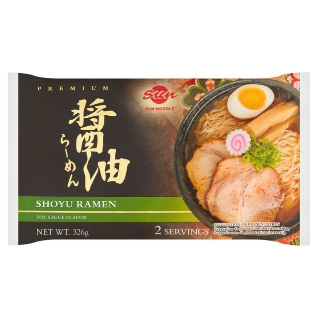 Sun Noodle Shoyu Ramen (Kit for 2) 326g - AOS Express