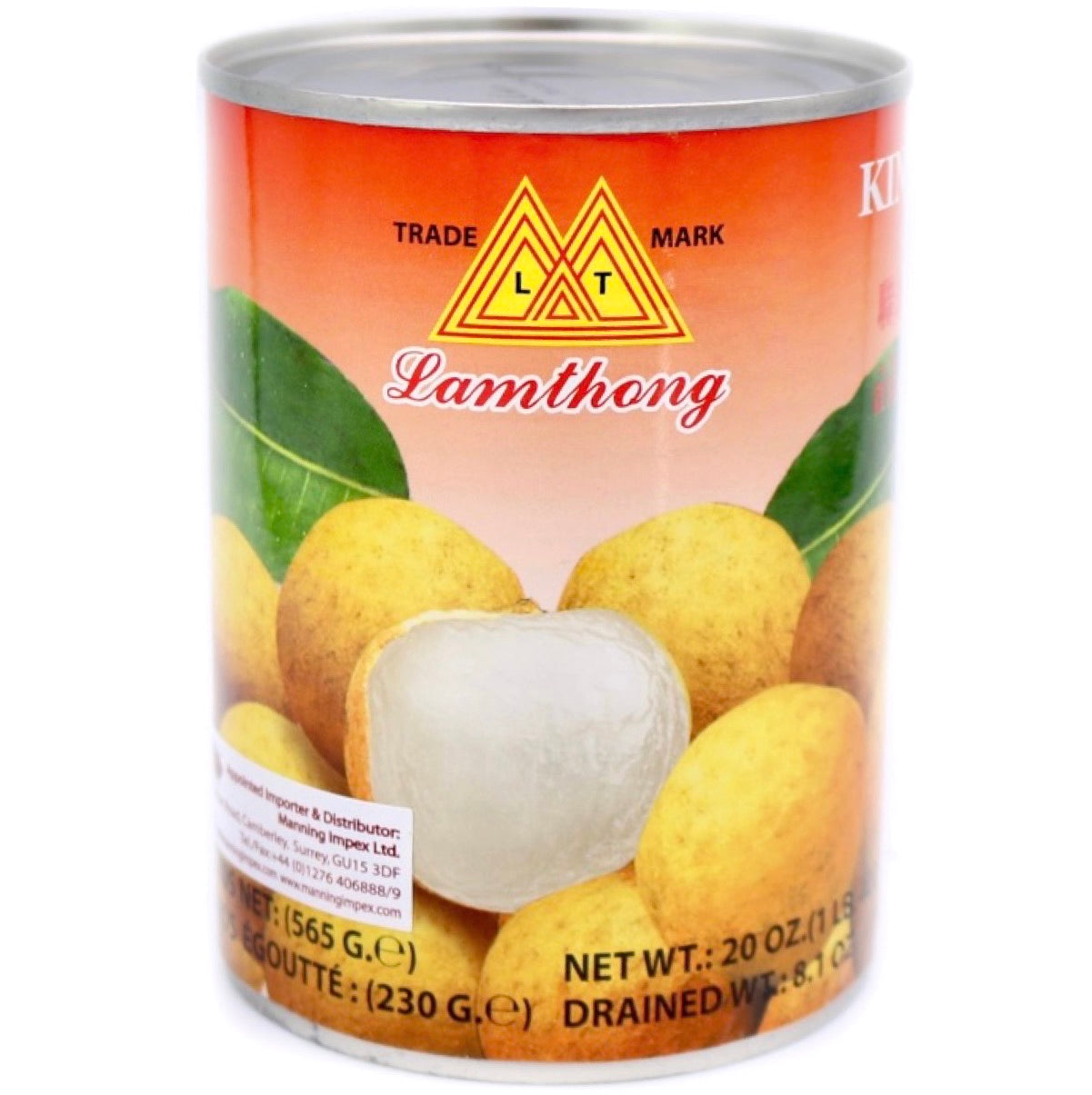 New Lamthong King Longan in Heavy Syrup 565g - AOS Express