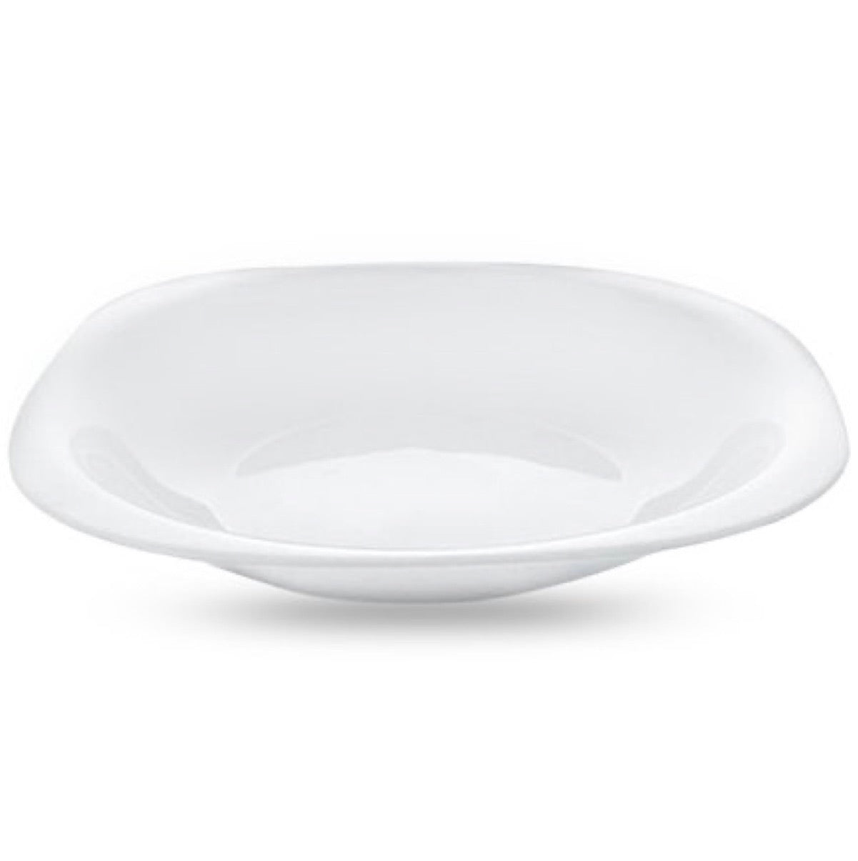Bormioli Rocco Pars Opal Soup Plate Square Shape (22.5x22.5cm - 8 3/4” x 8 3/4”) - AOS Express