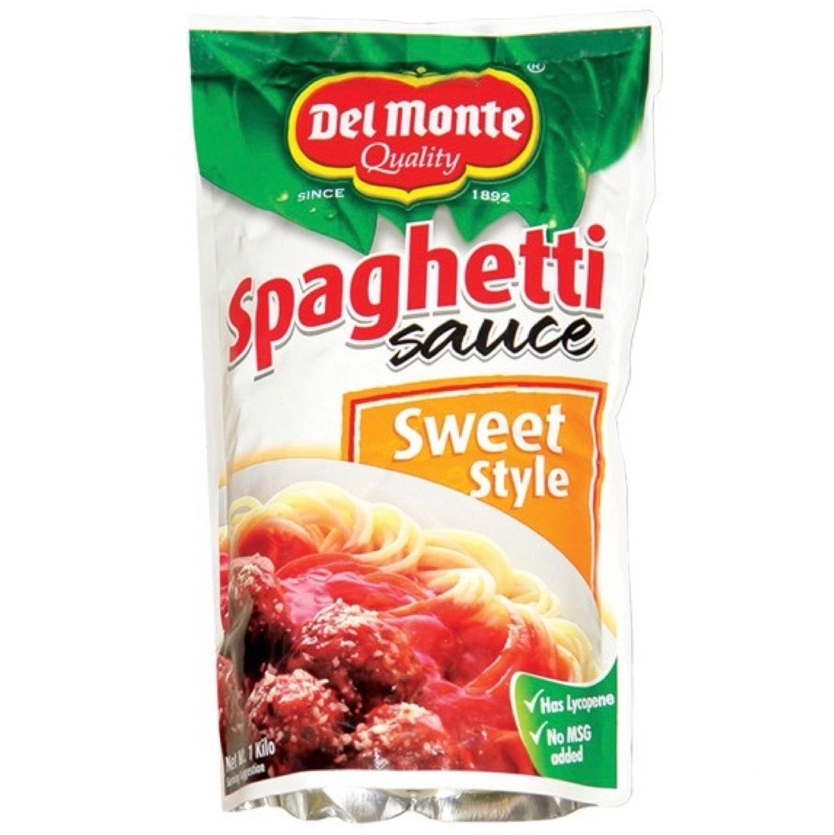 Savor the rich, tangy-sweet flavor of Del Monte Sweet Style Spaghetti Sauce 1kg, perfect for a hearty family pasta dish.