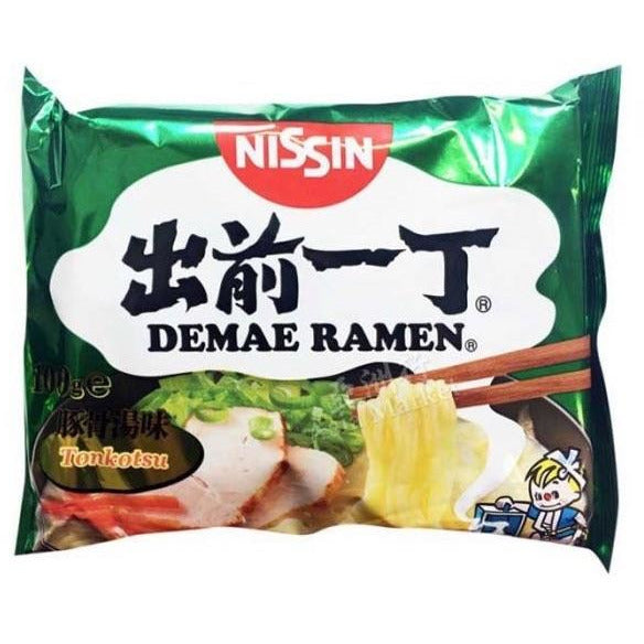 Nissin Demae Ramen Tonkotsu Flavour Instant Noodles 100g