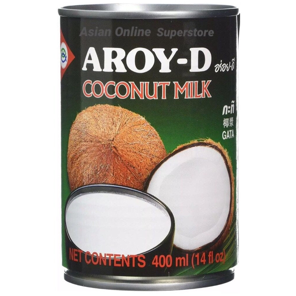 Aroy-D Coconut Milk 400ml - Asian Online Superstore UK Asian and Oriental Grocery UK, London, Leeds, Manchester, Birmingham, Oxford, Norfolk, Wales, Scotland, England, Essex, Brighton, Northern Ireland, United Kingdom, Devon, Cotswolds, Chinese grocery, Korean supermarket, Filipino Store, Thai Grocer