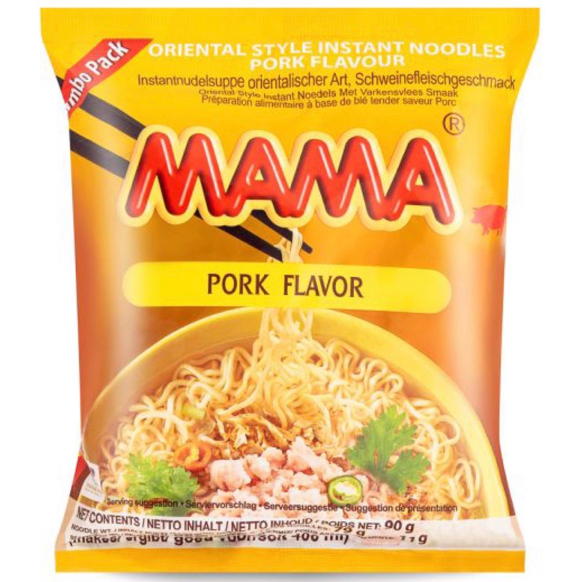 Mama Oriental Style Pork Flavours (Jumbo Pack) 90g - AOS Express