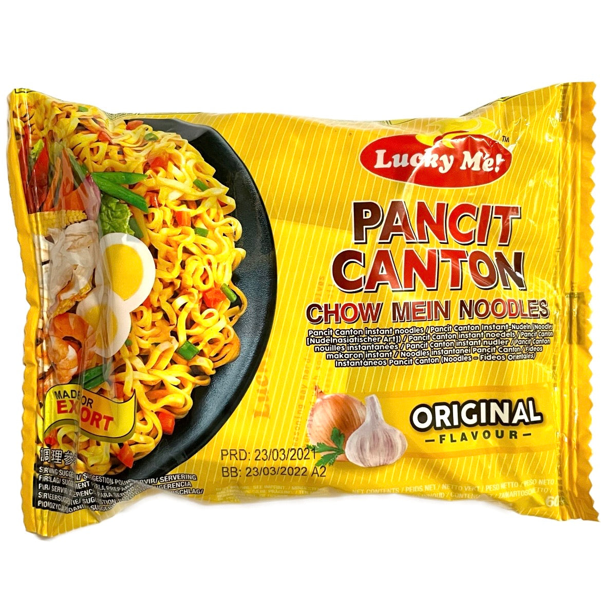Lucky Me Pancit Canton Original Flavor (Instant Fried Noodle/Chowmien) 60g - AOS Express
