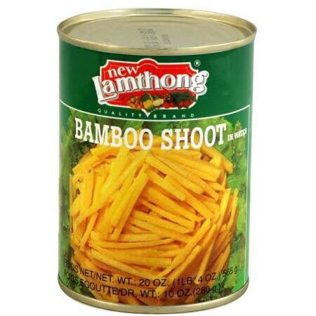 New Lamthong Shredded Strips Bamboo Shoot In Water 565g - Asian Online Superstore UK