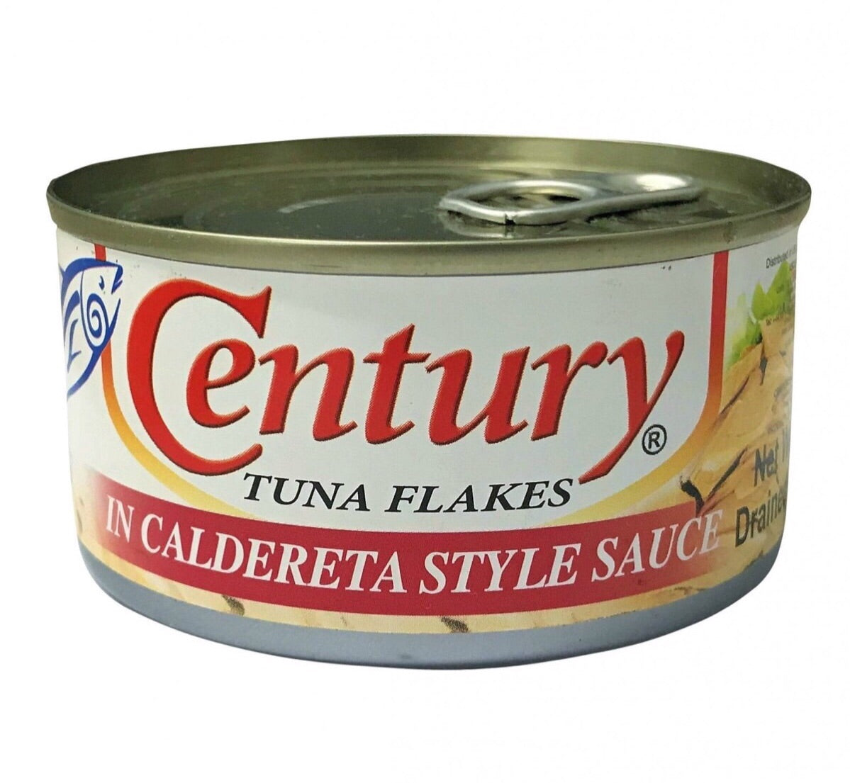 Savor the rich, savory flavor of Century Tuna Flakes Caldereta Style in a 180g can, featuring tender tuna in a vibrant, spicy sauce.