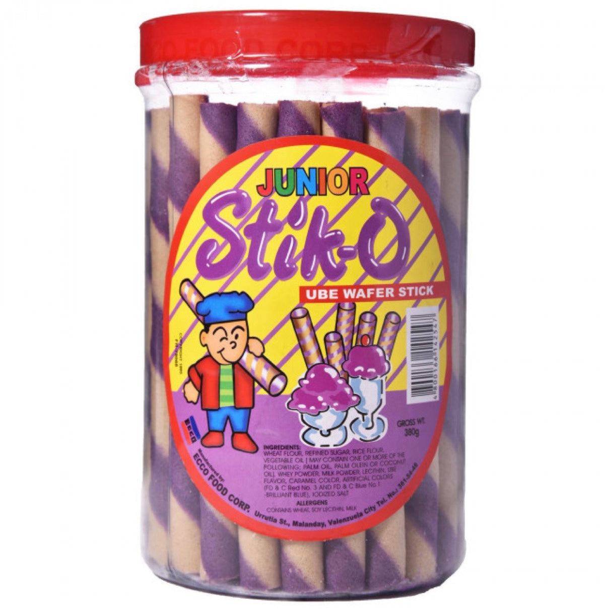 Stick-O Ube Wafer Sticks (Taro Flavour) 380g – Asian Online