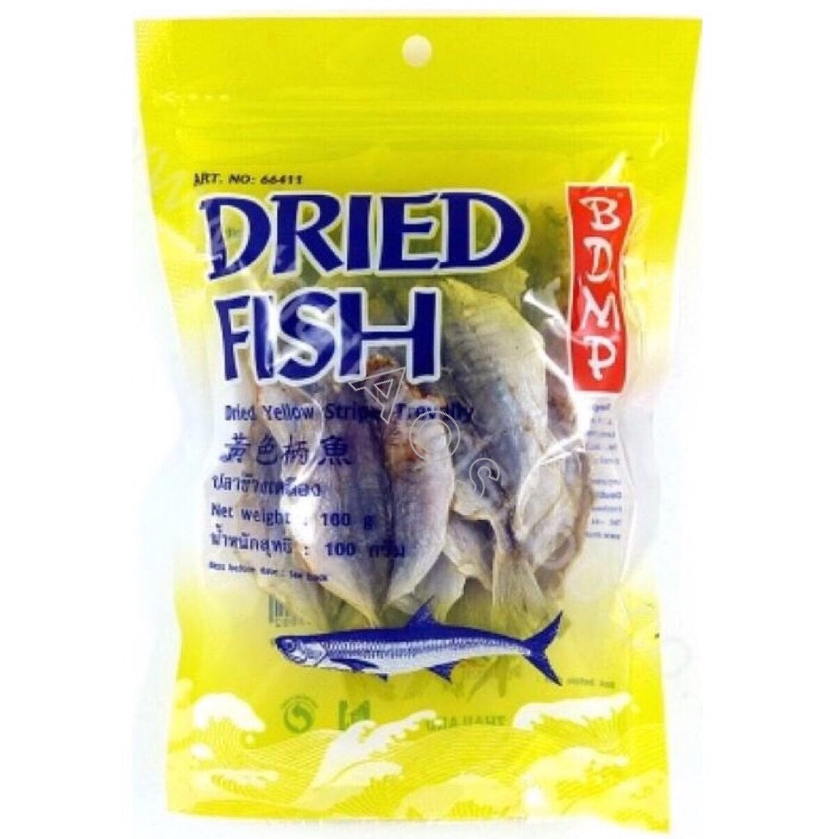 BDMP Dried Yellow Stripe Trevally (Danggit) 100g - Asian Online Superstore UK